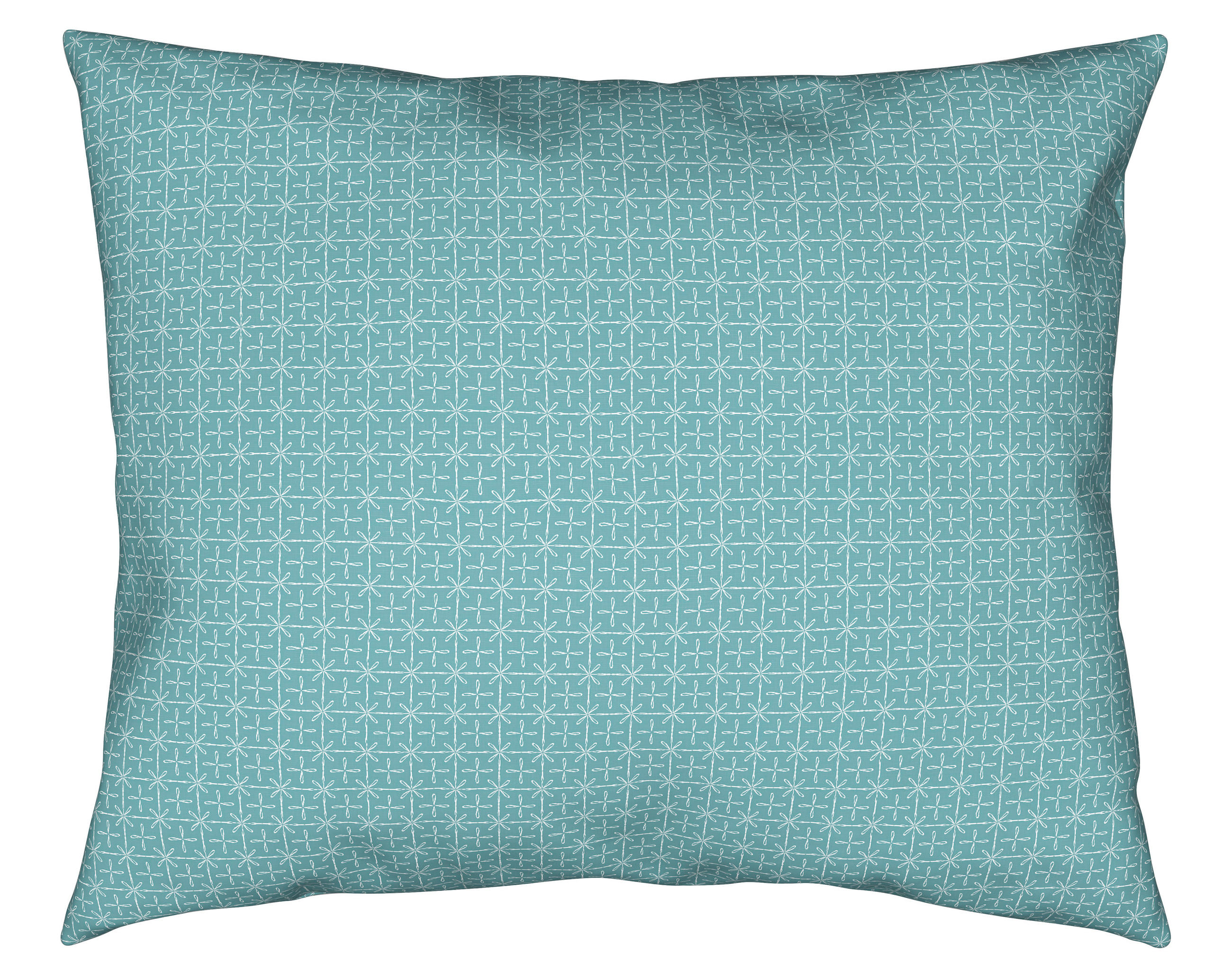 JASTUČNICA ZA PROŠIVENI JASTUK 60/80 cm    MELISA  - petrolej plava, Konvencionalno, tekstil (60/80cm) - Esposa