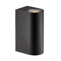 WANDLEUCHTE Asbol 15/9.5/7 cm  - Schwarz, Design, Metall (15/9.5/7cm) - Nordlux