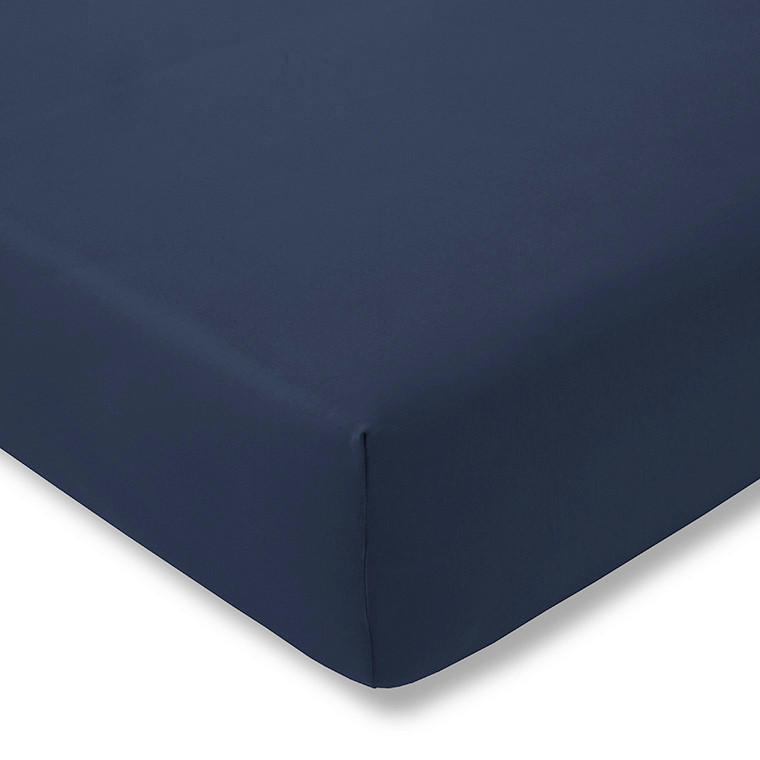 SPANNLEINTUCH 100/200 cm Single-Jersey  - Dunkelblau, Basics, Textil (100/200cm) - Estella