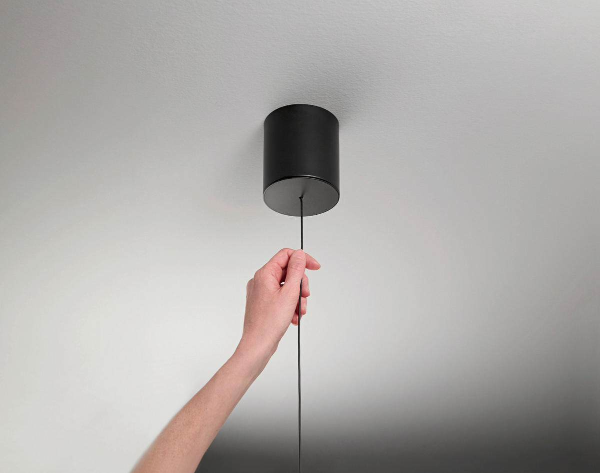 LED-PENDELLEUCHTE Devero 25/200 cm   - Cognac, Design, Glas/Metall (25/200cm) - Fabas Luce