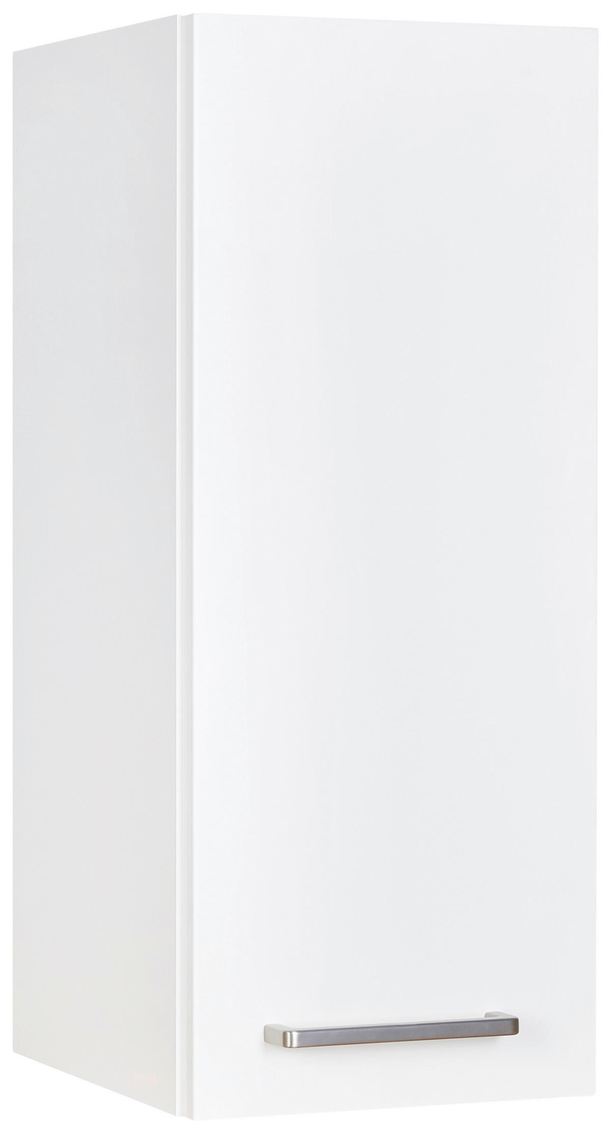 KUHINJSKA ZGORNJA OMARICA - barve nerjavečega jekla/bela, Moderno, kovina/leseni material (30/72/35cm) - Nobilia