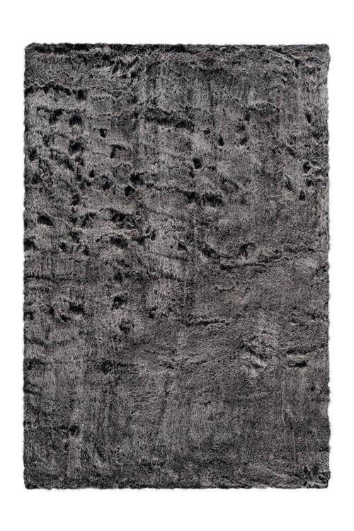 KOBEREC S VYSOKÝM VLASEM, 120/170 cm, antracitová - antracitová, Design, textil (120/170cm)