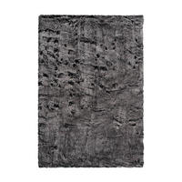 KOBEREC S VYSOKÝM VLASEM, 120/170 cm, antracitová - antracitová, Design, textil (120/170cm)