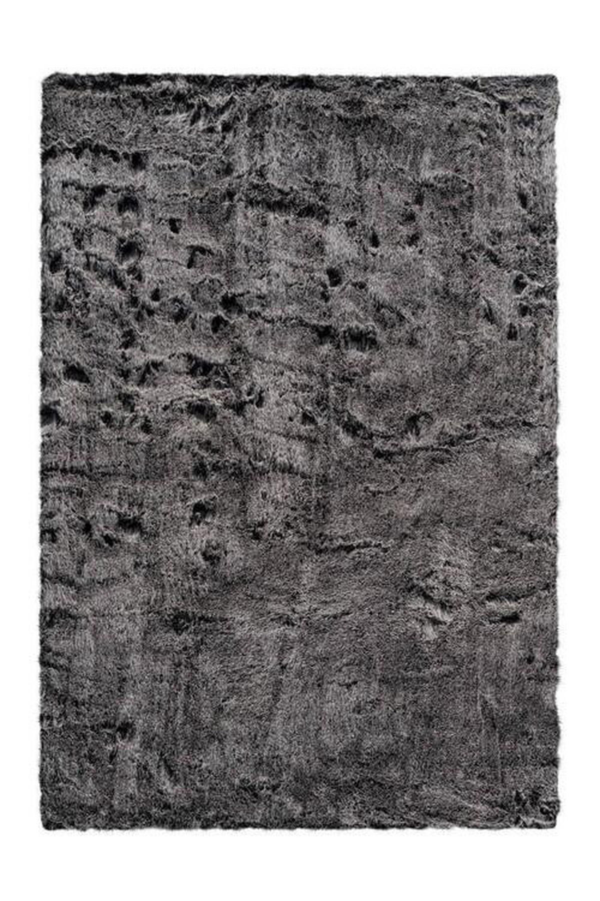 KOBEREC S VYSOKÝM VLASEM, 120/170 cm, antracitová - antracitová, Design, textil (120/170cm)