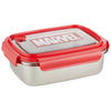 LUNCHBOX - Rot/Silberfarben, Basics, Metall (19/14/6cm) - Marvel