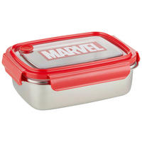 LUNCHBOX - Rot/Silberfarben, Basics, Metall (19/14/6cm) - Marvel