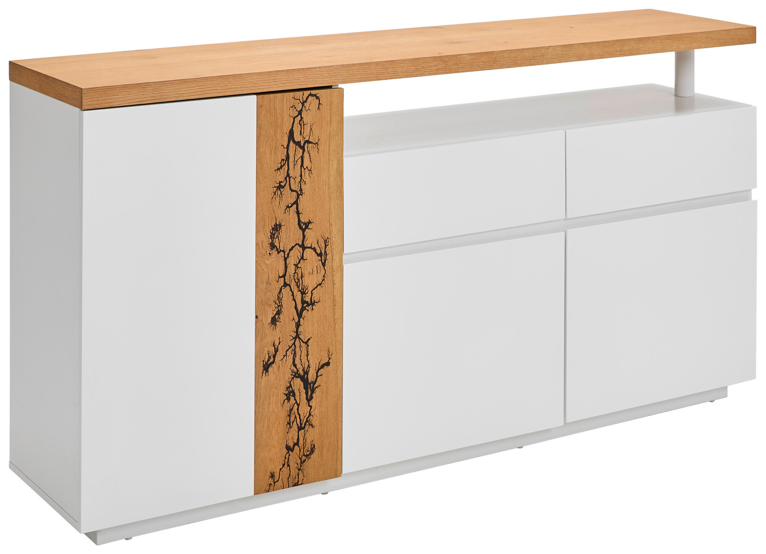SIDEBOARD 170/89/40 cm  in Weiß, Eichefarben  - Eichefarben/Weiß, Design, Holz/Holzwerkstoff (170/89/40cm) - Xora