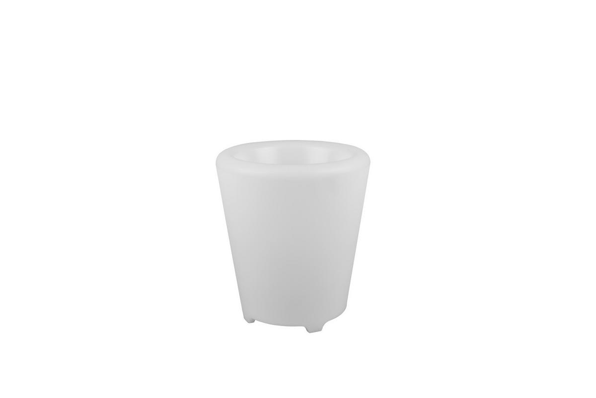 AUßENLEUCHTE - Weiß, Basics, Kunststoff (26,5/30,0cm)