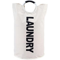 WÄSCHEKORB - Weiß, Textil (38/79cm) - Esposa