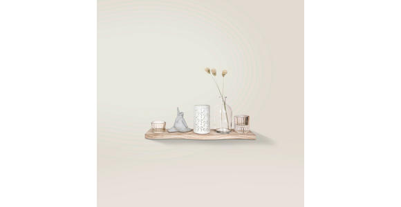KERZENHALTER-SET - Multicolor, Design, Glas/Naturmaterialien - Ambia Home