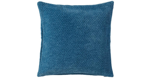 ZIERKISSEN  45/45 cm   - Blau, Basics (45/45cm) - Novel