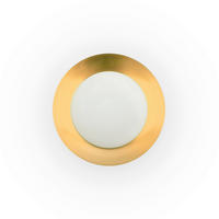 LED-DECKENLEUCHTE 45/12 cm   - Goldfarben, KONVENTIONELL, Metall (45/12cm)