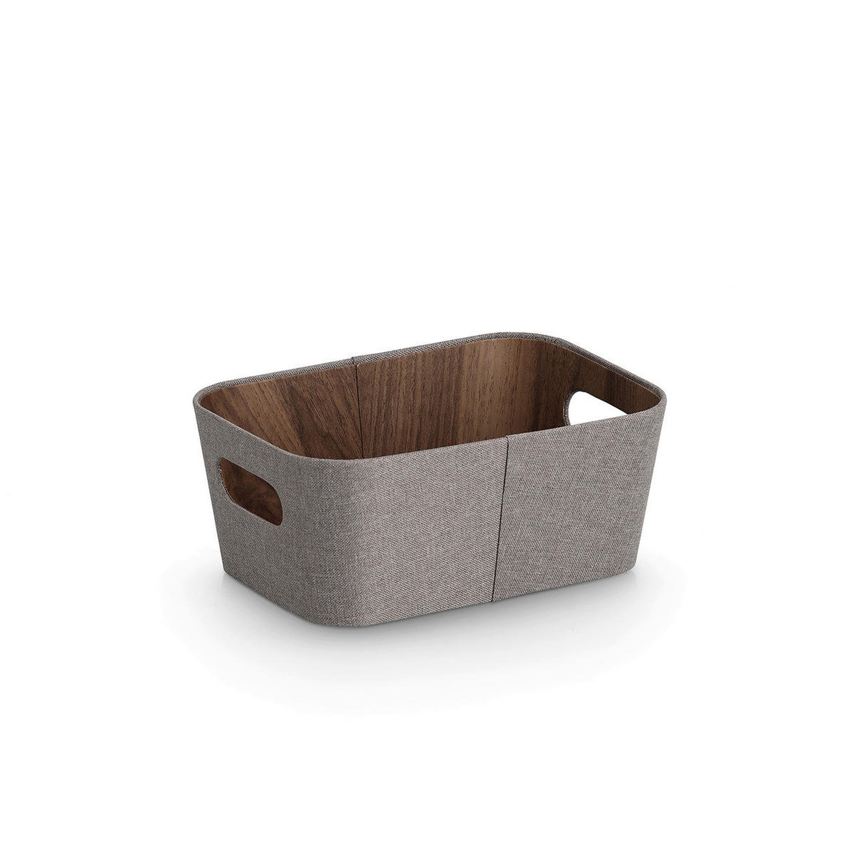 AUFBEWAHRUNGSBOXEN-SET  - Beige/Braun, Basics, Naturmaterialien/Textil - Zeller Present