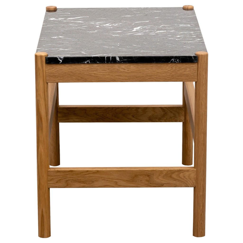 Thumbnail - Mid.you Couchtisch, Schwarz, Holz, Stein, Eiche, massiv, rund, 60x42x40 cm, Wohnzimmer, Wohnzimmertische, Couchtische, C...