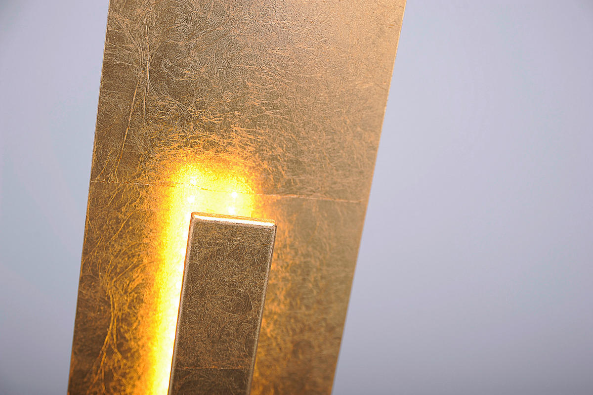 LED-STEHLEUCHTE Nevis 26/140 cm   - Goldfarben, Design, Metall (26/140cm) - Paul Neuhaus