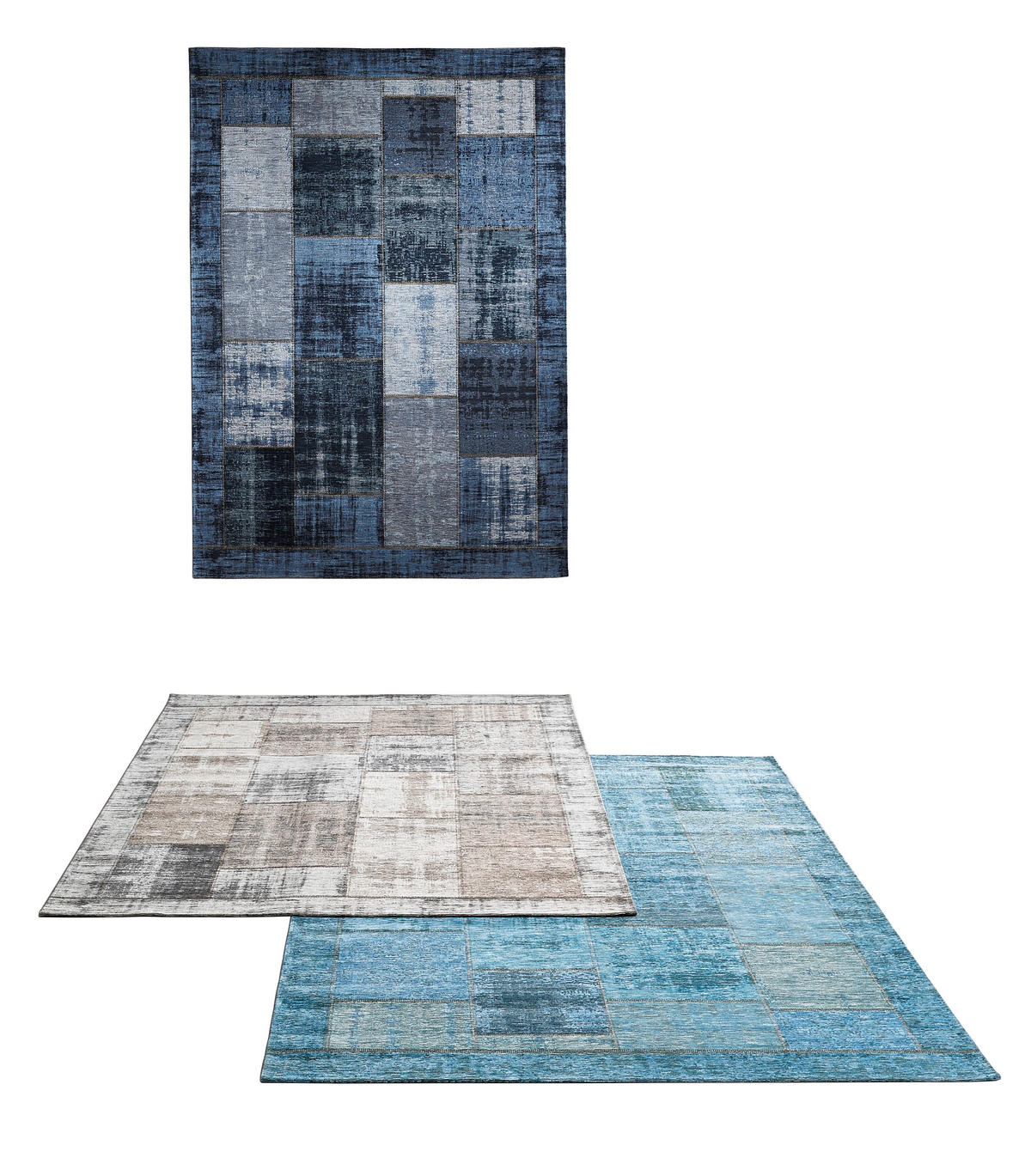 FLACHWEBETEPPICH 80/150 cm Türkis  - Türkis, Trend, Textil (80/150cm) - Novel