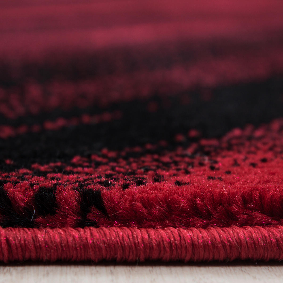 FLACHWEBETEPPICH 140/200 cm Miami Rot  - Rot, Design, Textil (140/200cm) - Novel