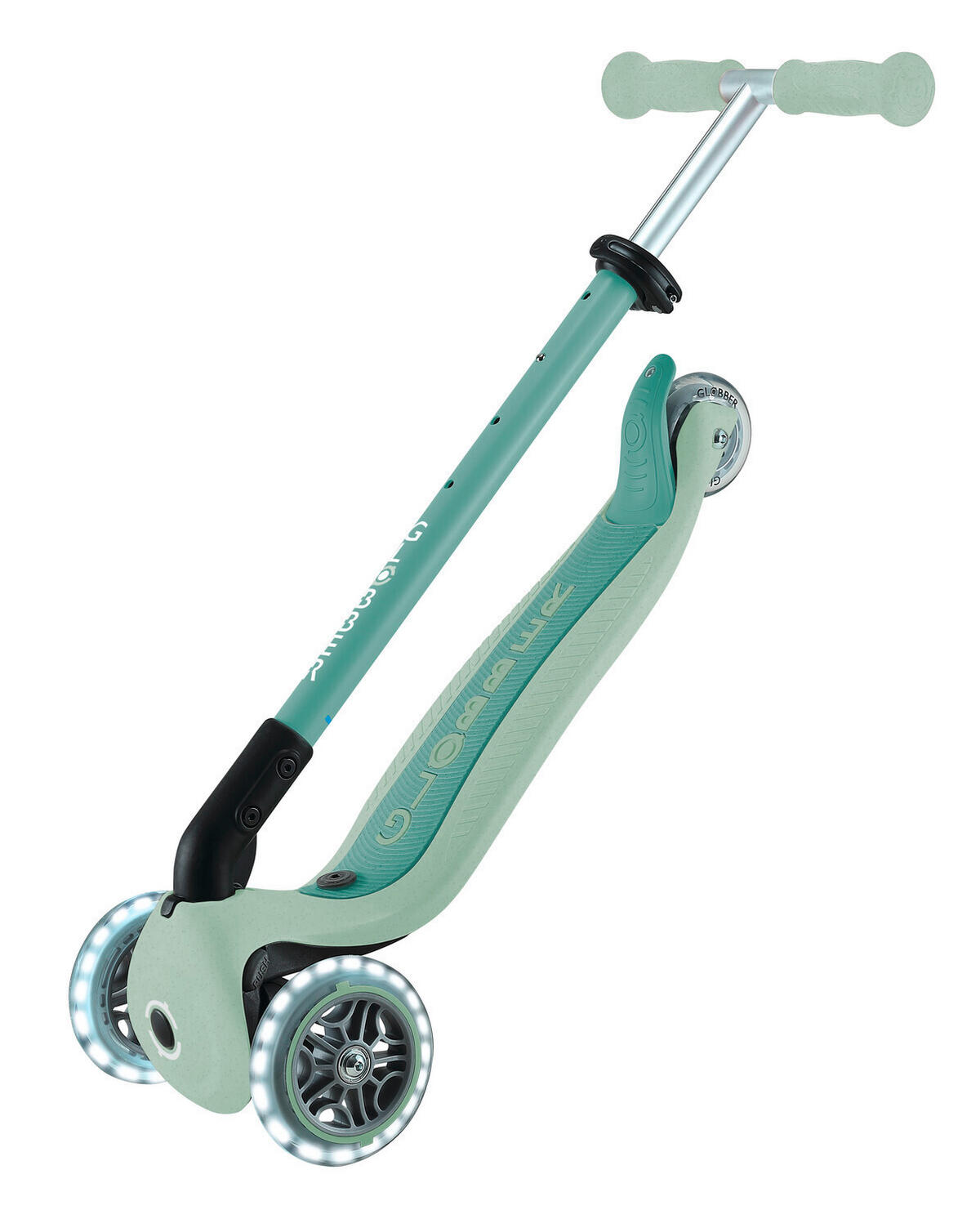 LAUFRAD GO-UP ACTIVE LIGHTS ECO 3IN1  - Pastellgrün/Grün, LIFESTYLE, Kunststoff/Metall (67/28/95,5cm) - GLOBBER