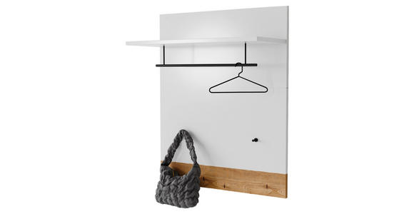 GARDEROBENPANEEL  in 90/116/29 cm  - Eichefarben/Weiß, Design, Holzwerkstoff (90/116/29cm) - Xora