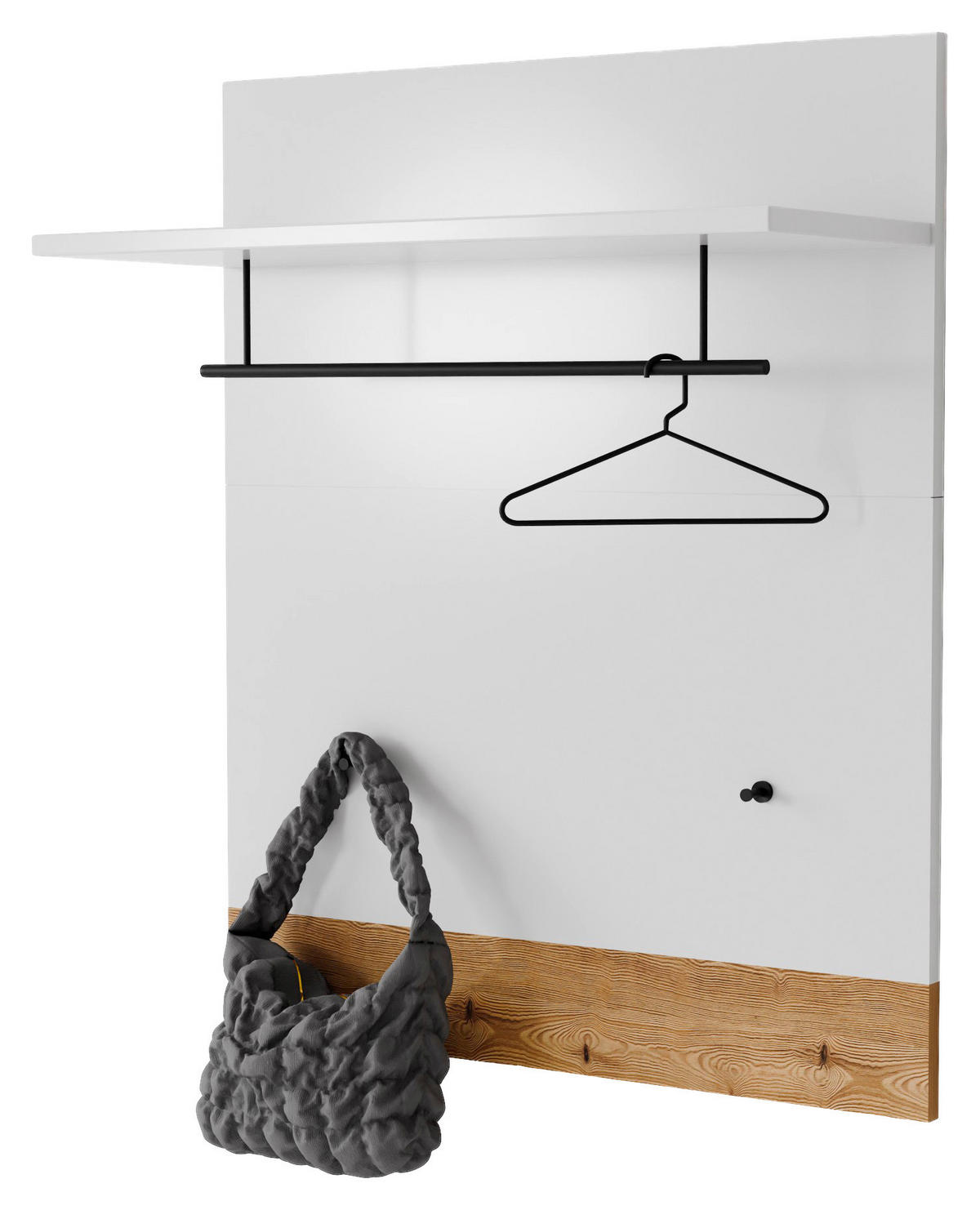 GARDEROBENPANEEL  in 90/116/29 cm  - Eichefarben/Weiß, Design, Holzwerkstoff (90/116/29cm) - Xora