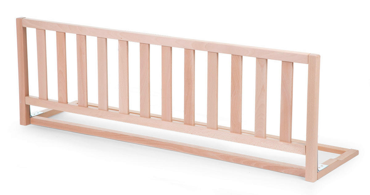 BETTSCHUTZGITTER 120/33/40 cm  - Naturfarben, Basics, Holz (120/33/40cm) - Childhome