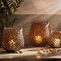 WINDLICHT - Braun, Design, Holz (28/30cm)