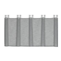KURZGARDINE   140/50 cm   - Grau, Basics, Textil (140/50cm)