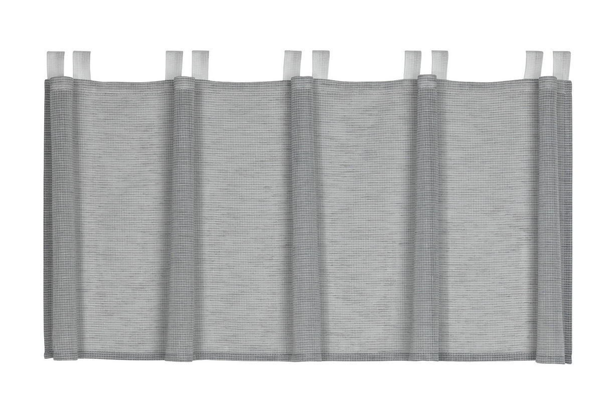 KURZGARDINE   140/50 cm   - Grau, Basics, Textil (140/50cm)