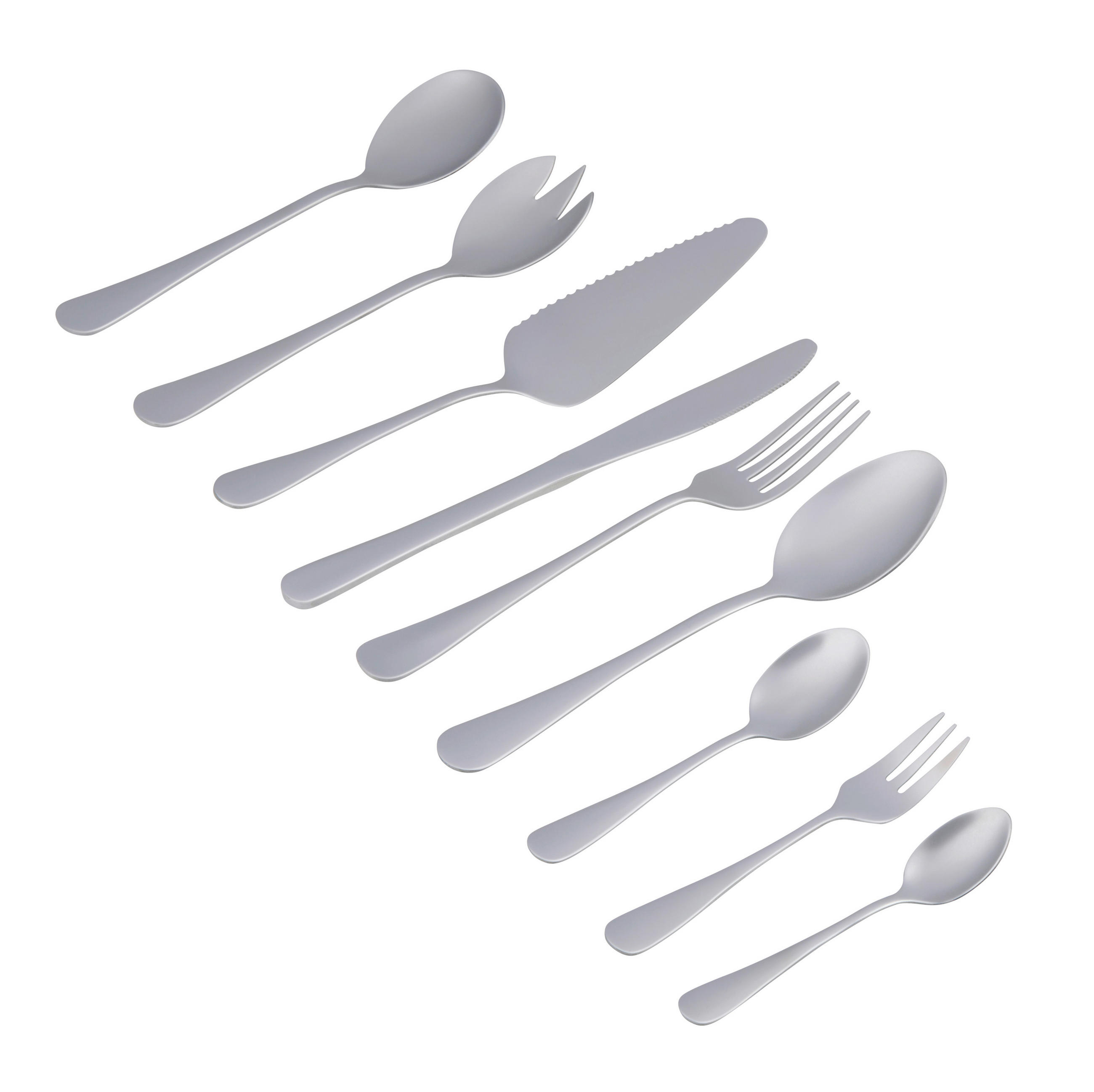 BESTECKSET Besteckset 72-teilig Edelstahl  - Edelstahlfarben/Grau, Basics, Metall (22.5/2/0.3cm) - Alpina 6287