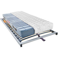 MATRATZENSET 90/200 cm  - Silberfarben, Basics, Holz (90/200cm) - Sleeptex