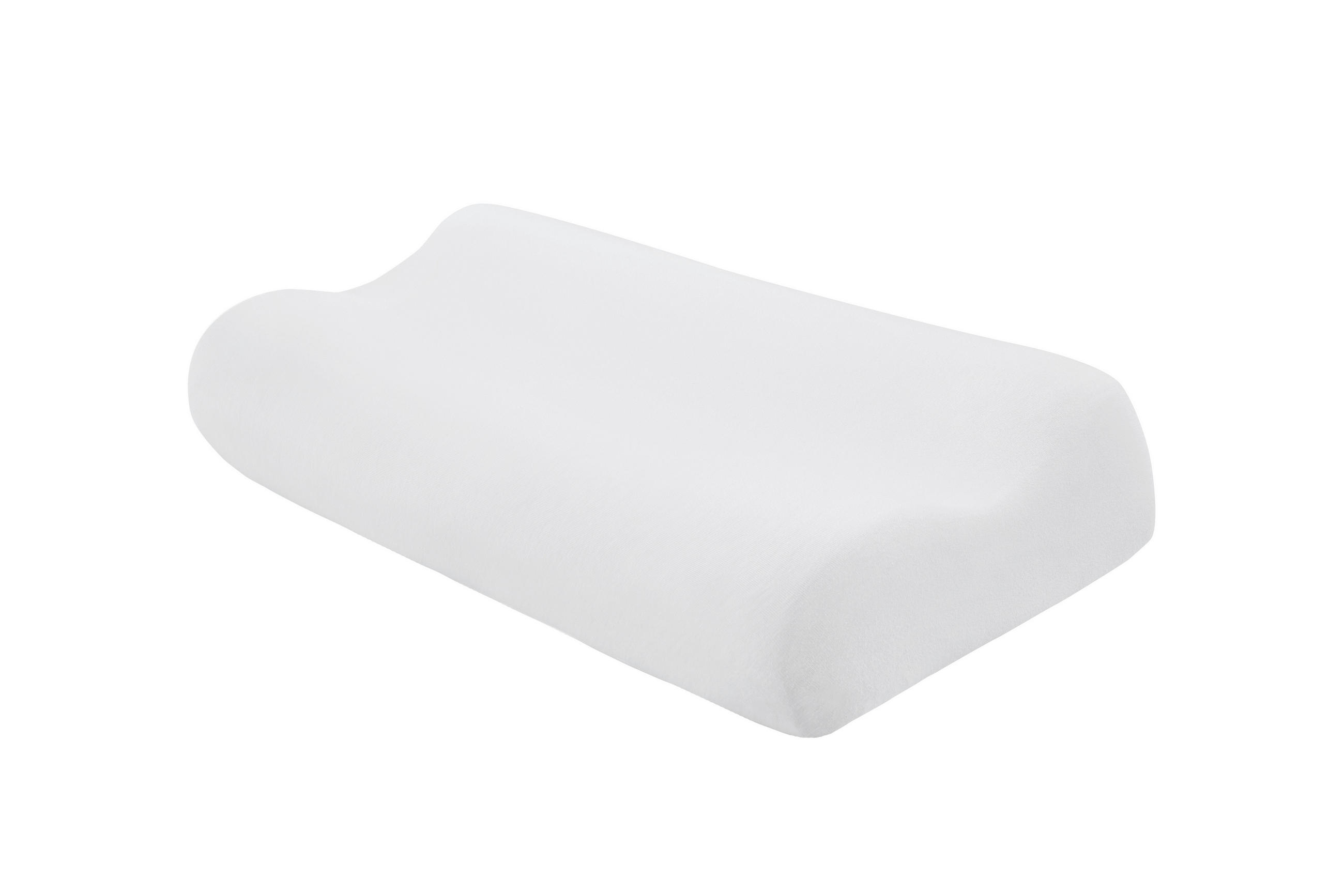 NACKENKISSENBEZUG - Weiß, Basics, Textil (18,5/27cm)