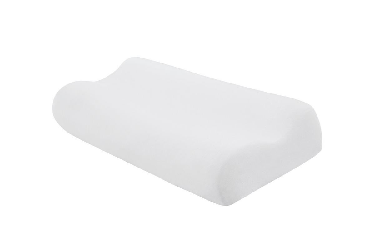 NACKENKISSENBEZUG - Weiß, Basics, Textil (18,5/27cm)