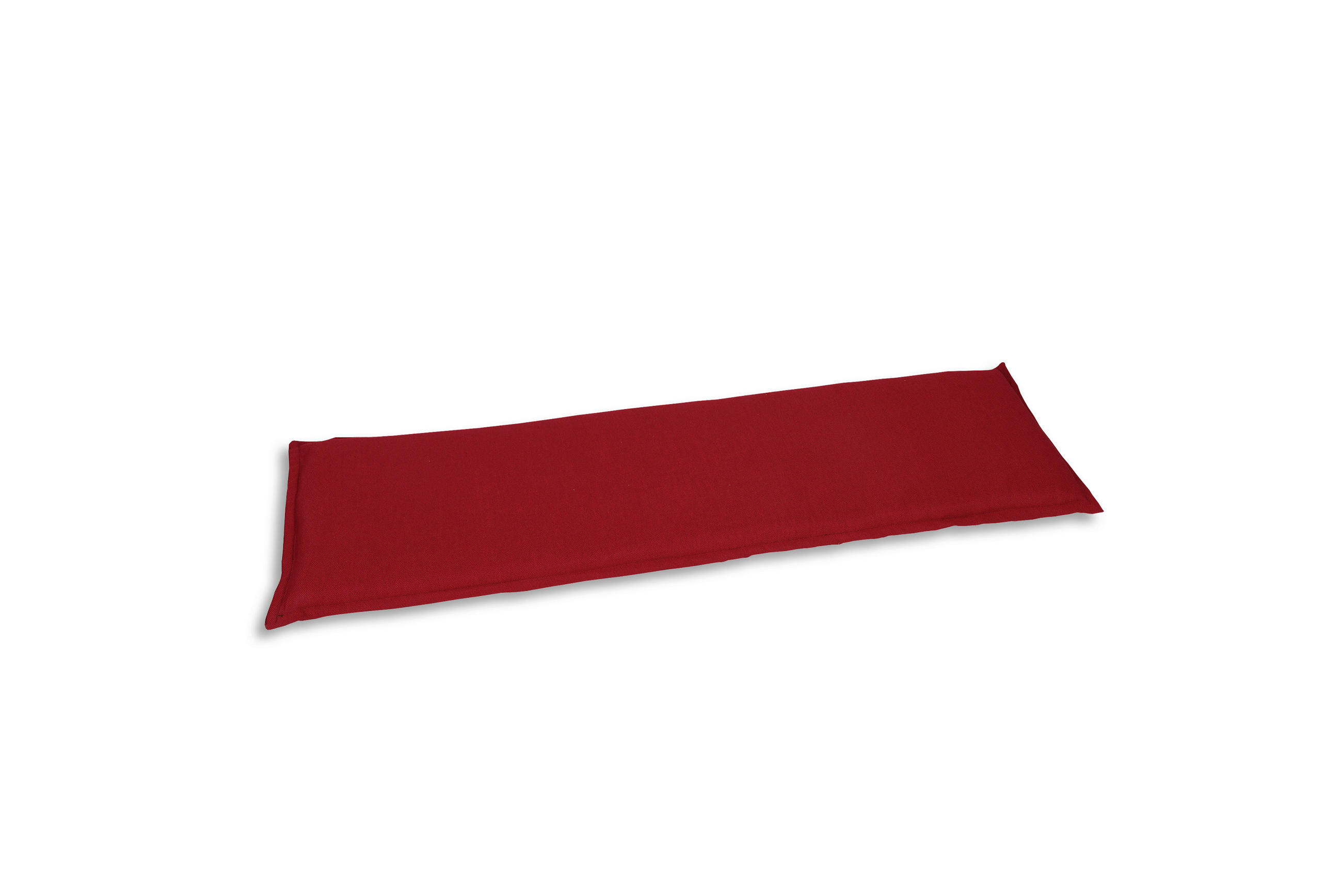 BANKAUFLAGE Uni  - Kirschrot, Basics, Textil (48/6/115cm)