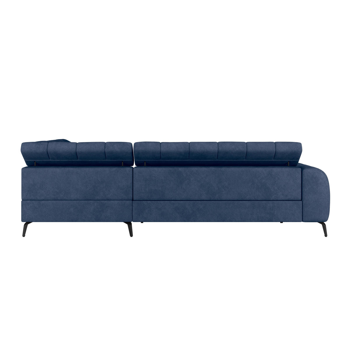 ECKSOFA in Blau  - Blau/Schwarz, Trend, Kunststoff/Textil (261/203cm) - Livetastic