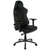 ORBICAL Onyx Obsidian Schwarz, Pastellblau, Schwarz Hochglanz Metall, Textil   - Schwarz Hochglanz/Pastellblau, LIFESTYLE, Textil/Metall (79/142/77cm) - HIVAR