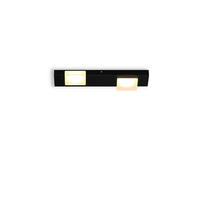 LED-DECKENLEUCHTE 36/12/3 cm   - Schwarz, Design, Metall (36/12/3cm) - BOPP