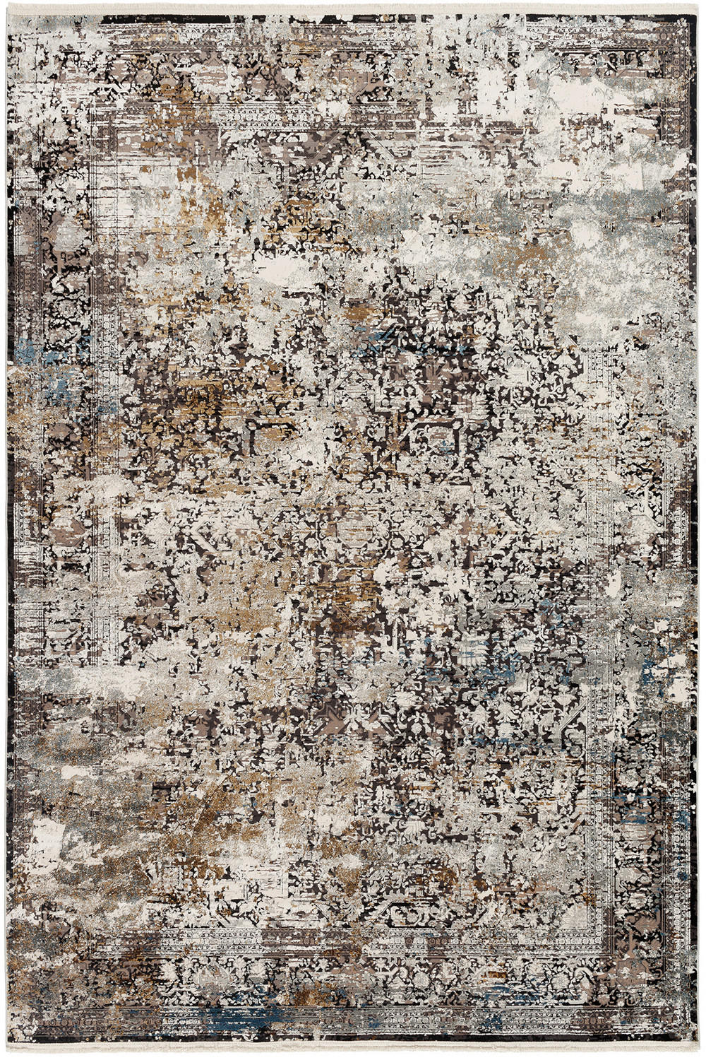 WEBTEPPICH  67/130 cm  Grau, Multicolor   - Multicolor/Grau, Design, Textil (67/130cm) - Dieter Knoll