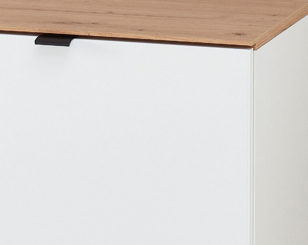 GARDEROBE 3-teilig  in 155/188/37 cm  - Weiß/Eiche Artisan, Design, Holzwerkstoff (155/188/37cm) - Voleo