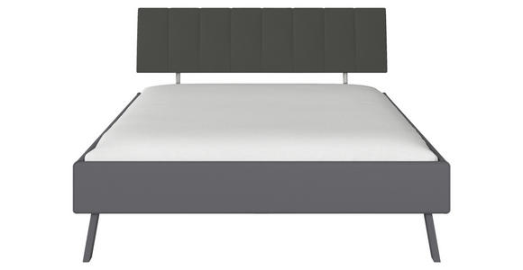 BETT 160/200 cm  in Grau  - Grau, Design, Holzwerkstoff/Textil (160/200cm) - Carryhome