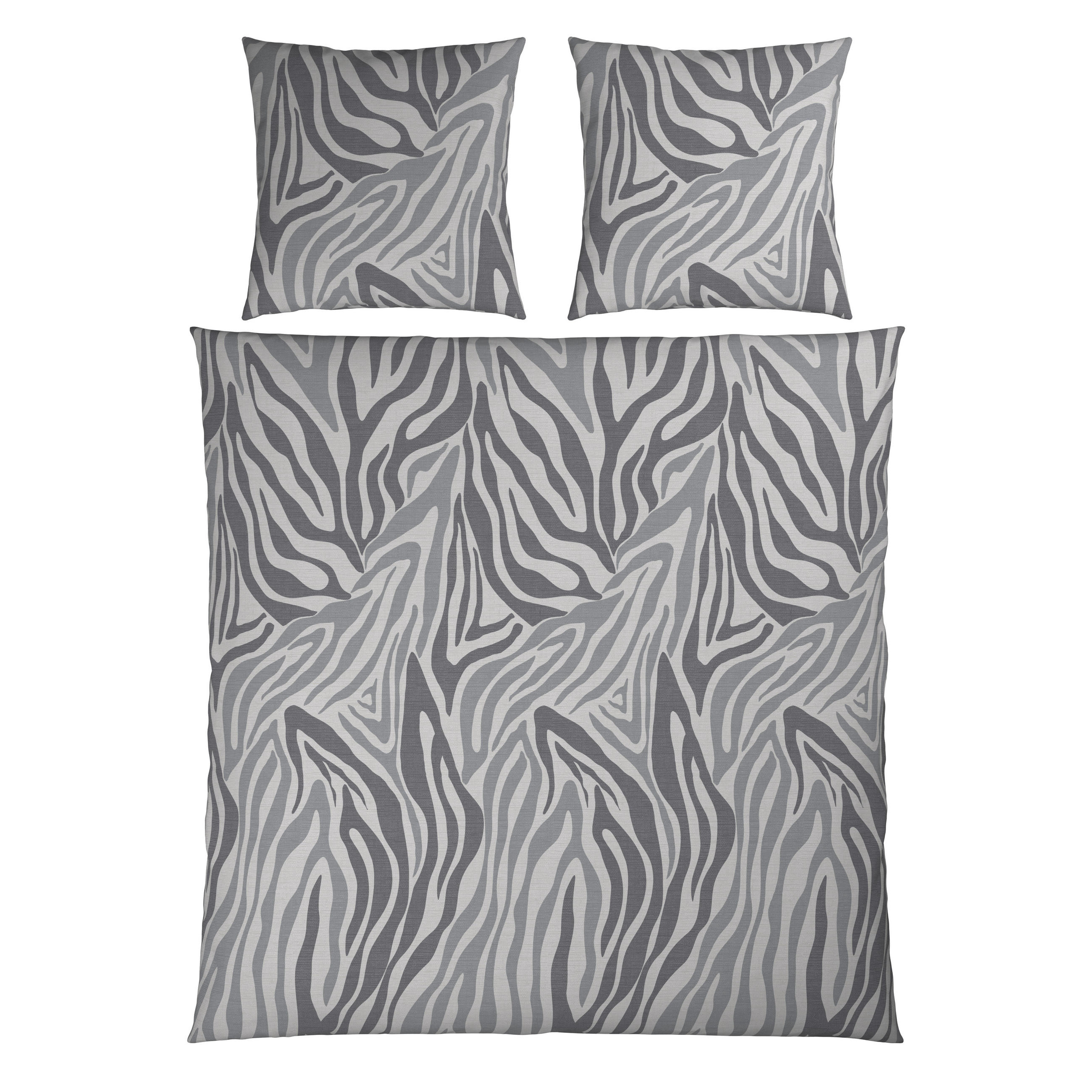 BETTWÄSCHE Flanell 200/200 cm  - Grau, Textil (200/200cm) - Novel