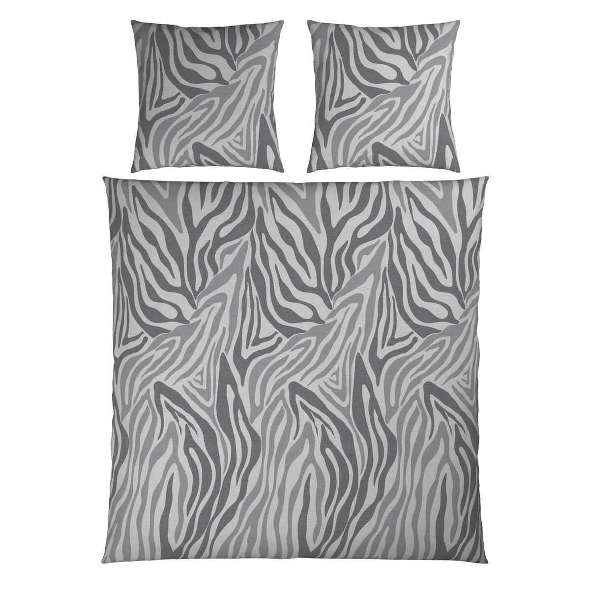 BETTWÄSCHE Flanell 200/200 cm  - Grau, Textil (200/200cm) - Novel