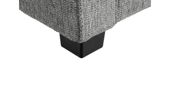 SCHLAFSOFA Webstoff Hellgrau  - Hellgrau/Schwarz, Design, Kunststoff/Textil (186/83/100cm) - Xora