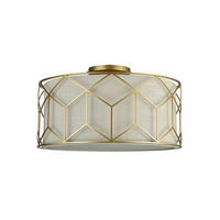 TAKLAMPA House 43/19 cm  - guldfärgad, Trend, metall/textil (43/19cm) - MAYTONI