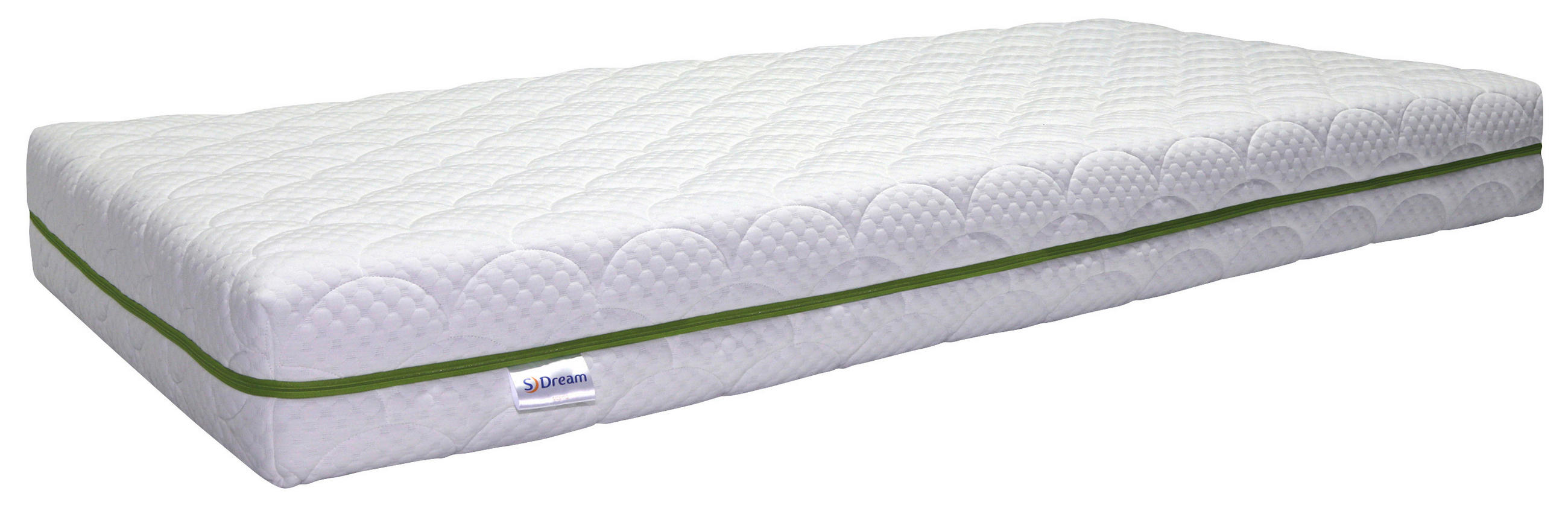 LEŽIŠČE IZ UDOBNE PENE 90/200 cm  - bela, Design, tekstil (90/200cm) - Novel