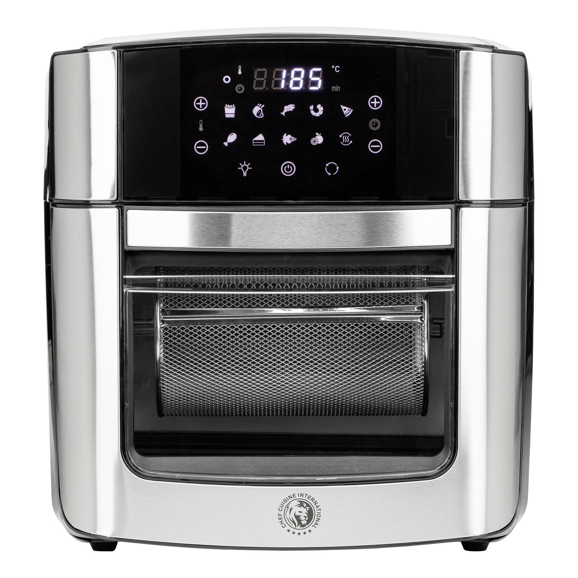 HEISSLUFTFRITTEUSE 15 L  - Edelstahlfarben/Schwarz, Basics, Kunststoff/Metall (34/35/37.5cm) - CHEF CUISINE