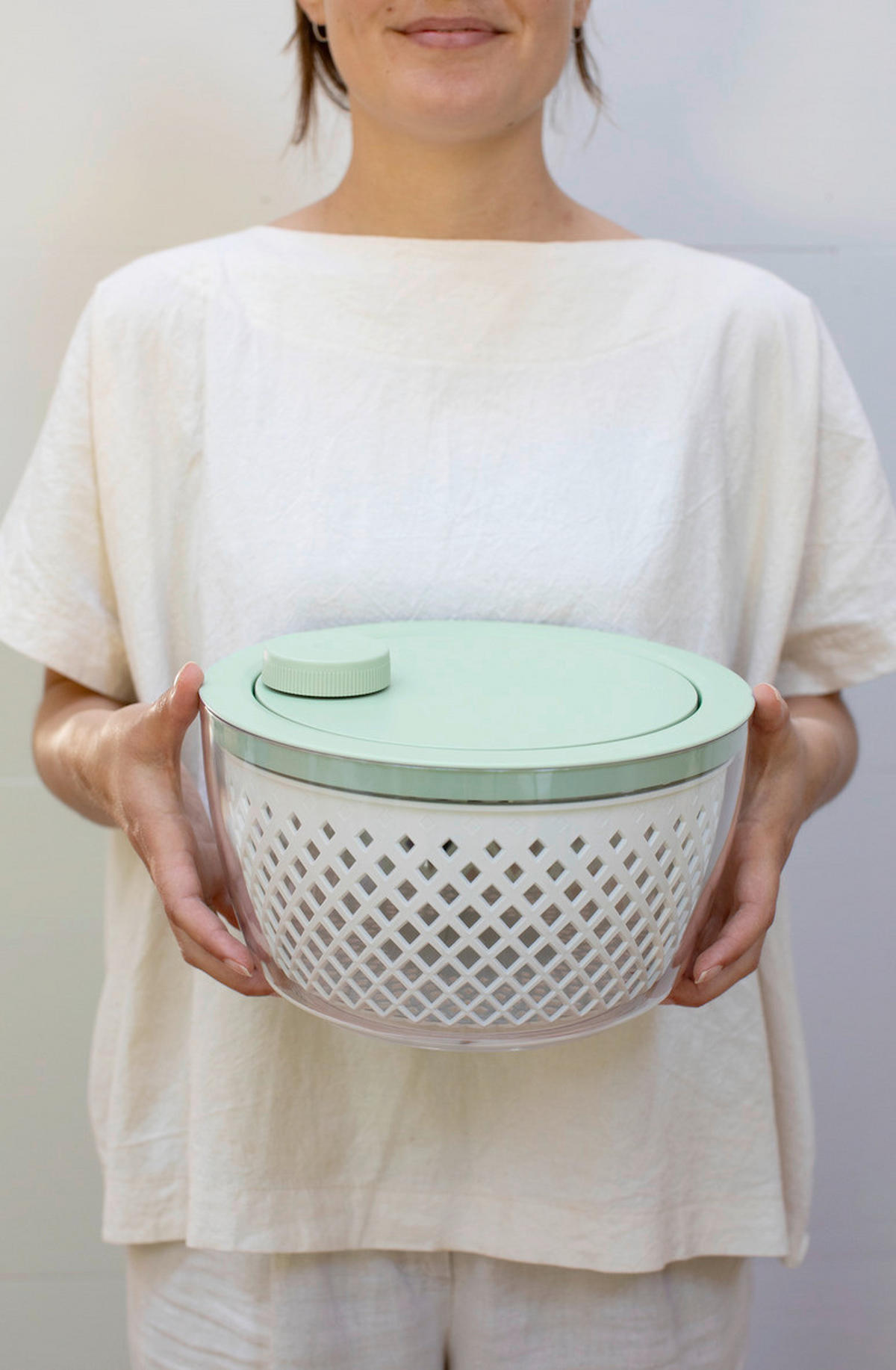 POSUDA ZA SUŠENJE SALATE Tasty +  - prozirno/boje žada, Basics, plastika - Brabantia