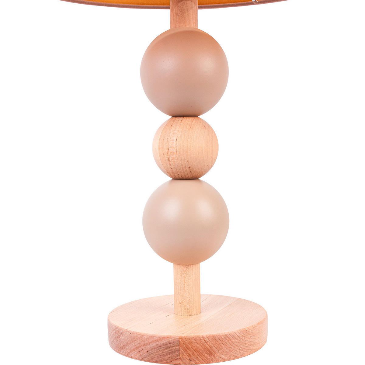 KINDERTISCHLEUCHTE 30,7/53 cm   - Beige/Goldfarben, Natur, Holz (30,7/53cm)