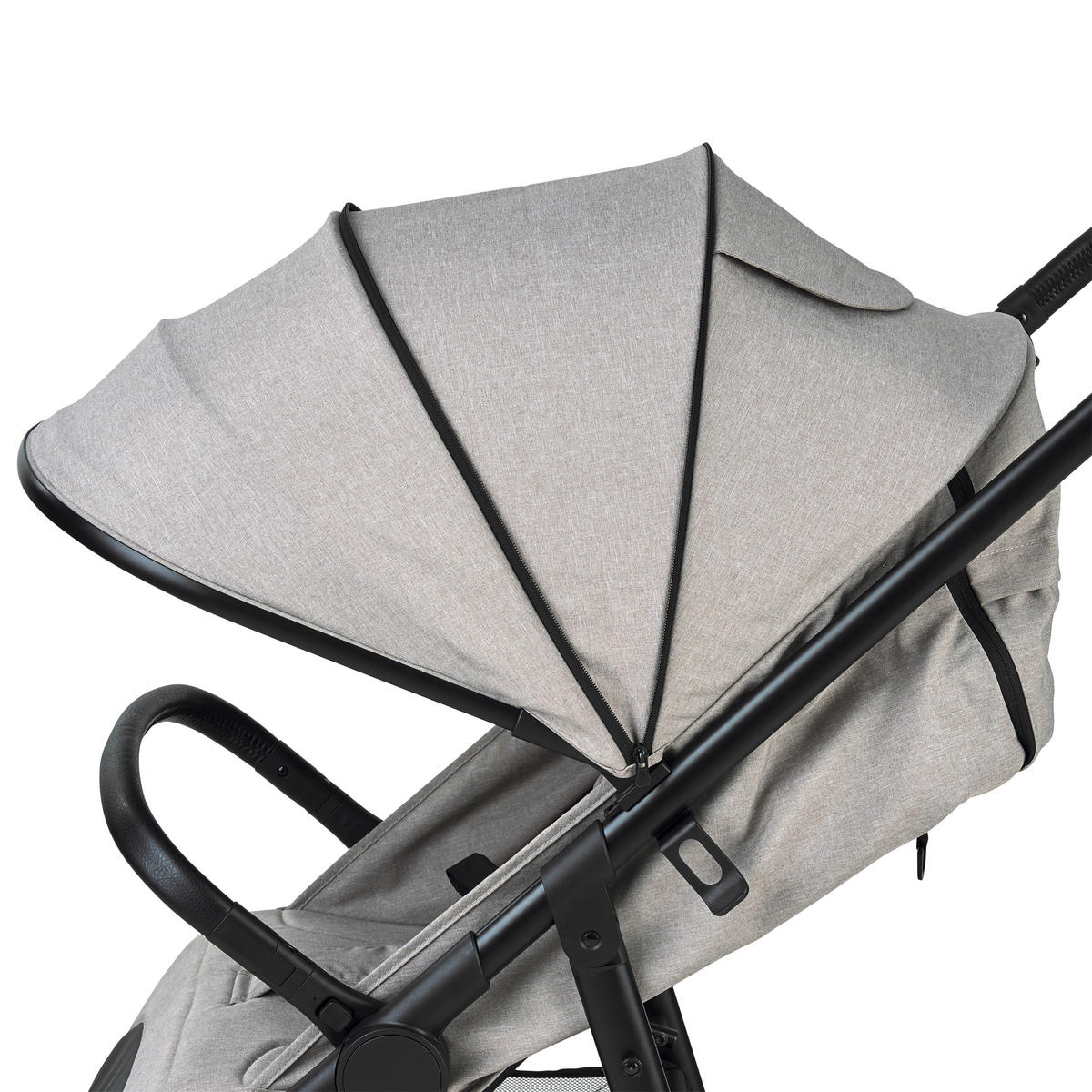 BUGGY Light Cruiser  - Schwarz/Grau, Basics, Kunststoff/Textil (55/56/107cm) - Jimmylee