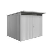 GERÄTEHAUS 260/218/260 cm  - Silberfarben, Basics, Metall (260/218/260cm) - Biohort