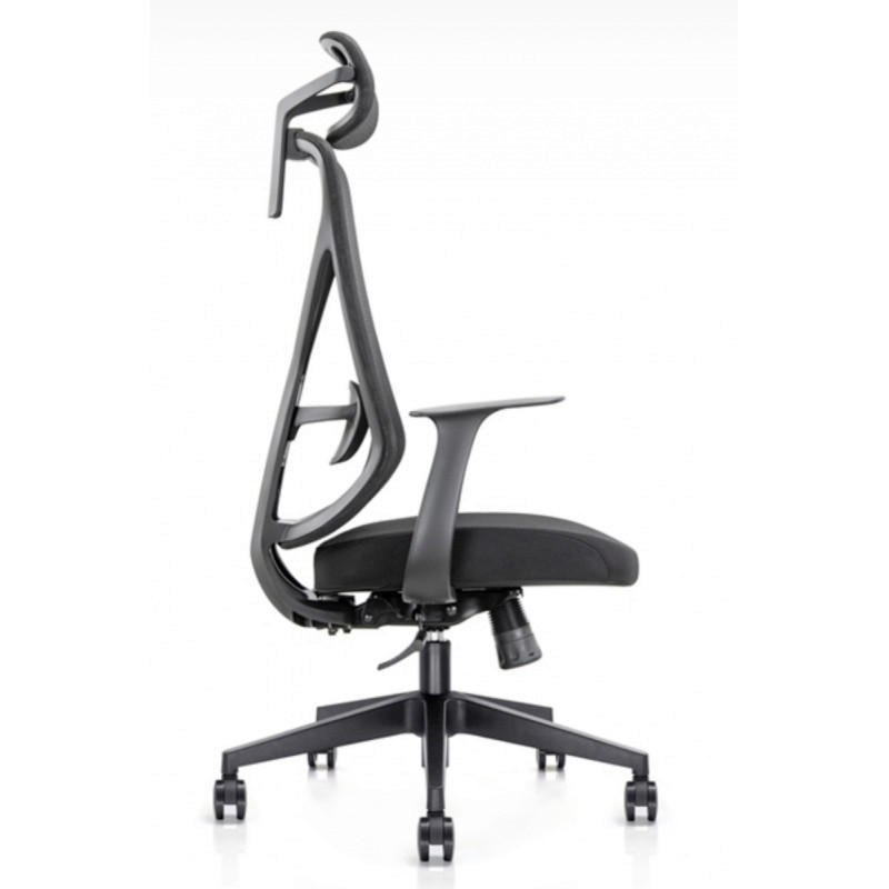 UREDSKI STOLAC    - crna, Moderno, metal/plastika (66/125/69cm)